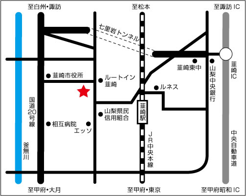 にらさき文化村の地図